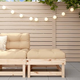 Gartenhocker aus massivem Kiefernholz von , Modulare Sofas für den Außenbereich - Ref: Foro24-825380, Preis: 38,99 €, Rabatt: %