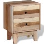 Mesita de noche de madera maciza reciclada de vidaXL, Mesitas de noche - Ref: Foro24-244234, Precio: 81,42 €, Descuento: %