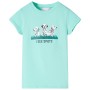 Camiseta infantil verde menta claro 92 de , Camisetas para niños - Ref: Foro24-11094, Precio: 9,99 €, Descuento: %