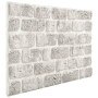 3D Wall Panels Brick Design 11 pcs EPS Light Gray by , Wall covering - Ref: Foro24-147199, Price: 179,99 €, Discount: %