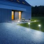 Steinel Garden bollard with sensor GL 80 LED IHF CUBO silver 055486 by Steinel, Outdoor lighting - Ref: Foro24-422641, Price:...