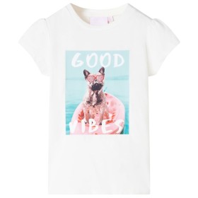 Camiseta infantil color crudo 128 de , Camisetas para niños - Ref: Foro24-11222, Precio: 9,99 €, Descuento: %