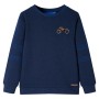 Marineblaues Melange-Sweatshirt für Kinder 140 von , Kinder-T-Shirts - Ref: Foro24-12663, Preis: 12,61 €, Rabatt: %