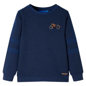 Children's navy blue mélange sweatshirt 140 by , Kids T-shirts - Ref: Foro24-12663, Price: 12,61 €, Discount: %