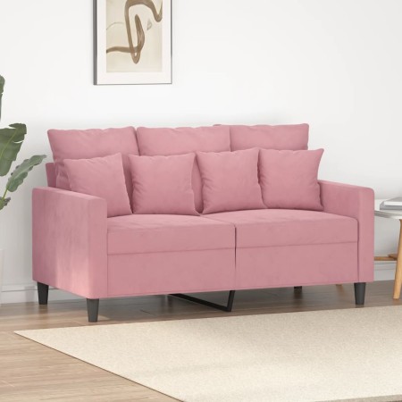 2-Sitzer-Sofa rosa Samt 120 cm von , Sofas - Ref: Foro24-359296, Preis: 226,42 €, Rabatt: %