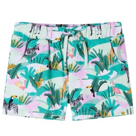 Children's shorts with drawstring light mint 92 by , kids pants - Ref: Foro24-10859, Price: 11,99 €, Discount: %