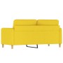 2 seater sofa in light yellow fabric 140 cm by , Sofas - Ref: Foro24-359483, Price: 231,99 €, Discount: %