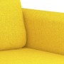 Sofá de 2 plazas de tela amarillo claro 140 cm de , Sofás - Ref: Foro24-359483, Precio: 231,21 €, Descuento: %