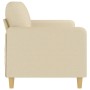 3-seater cream fabric sofa 180 cm by , Sofas - Ref: Foro24-359488, Price: 283,99 €, Discount: %