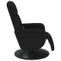 Black velvet massage recliner with footrest by , Armchairs - Ref: Foro24-356697, Price: 221,60 €, Discount: %