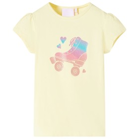 Camiseta infantil amarillo suave 116 de , Camisetas para niños - Ref: Foro24-10581, Precio: 8,99 €, Descuento: %