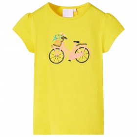 Camiseta infantil amarillo 140 de , Camisetas para niños - Ref: Foro24-11068, Precio: 8,99 €, Descuento: %