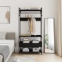 Armario con cajones madera de ingeniería negro 89x39x184,5 cm de , Armarios roperos - Ref: Foro24-838953, Precio: 122,19 €, D...