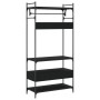 Armario con cajones madera de ingeniería negro 89x39x184,5 cm de , Armarios roperos - Ref: Foro24-838953, Precio: 122,19 €, D...