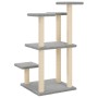 Postes rascadores para gatos con plataformas gris claro 98,5 cm de , Mobiliario para gatos - Ref: Foro24-172107, Precio: 40,9...