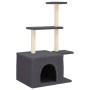 Cat scratching post with dark gray sisal posts 110 cm by , Cat furniture - Ref: Foro24-172105, Price: 37,99 €, Discount: %