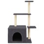 Cat scratching post with dark gray sisal posts 110 cm by , Cat furniture - Ref: Foro24-172105, Price: 37,99 €, Discount: %