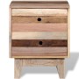 Mesita de noche de madera maciza reciclada de vidaXL, Mesitas de noche - Ref: Foro24-244234, Precio: 81,42 €, Descuento: %