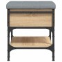 Shoe bench engineered wood Sonoma oak 42x42x45 cm by , Benches for halls and storage - Ref: Foro24-835183, Price: 60,78 €, Di...