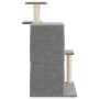 Cat scratching post with light gray sisal posts 97 cm by , Cat furniture - Ref: Foro24-172113, Price: 40,52 €, Discount: %