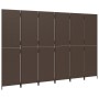 6-panel screen, brown synthetic rattan by , Room dividers - Ref: Foro24-365353, Price: 264,97 €, Discount: %