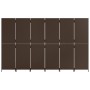 6-panel screen, brown synthetic rattan by , Room dividers - Ref: Foro24-365353, Price: 264,97 €, Discount: %