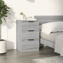 Gray Sonoma bedside table 40x36x65 cm by vidaXL, Nightstands - Ref: Foro24-817053, Price: 58,62 €, Discount: %