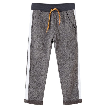 Children's sweatpants dark gray mélange 140 by , kids pants - Ref: Foro24-13098, Price: 13,44 €, Discount: %