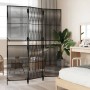 3-panel black synthetic rattan screen by , Room dividers - Ref: Foro24-365372, Price: 90,31 €, Discount: %