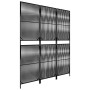 3-panel black synthetic rattan screen by , Room dividers - Ref: Foro24-365372, Price: 90,31 €, Discount: %