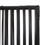 3-panel black synthetic rattan screen by , Room dividers - Ref: Foro24-365372, Price: 90,31 €, Discount: %