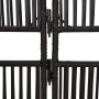 3-panel black synthetic rattan screen by , Room dividers - Ref: Foro24-365372, Price: 90,31 €, Discount: %