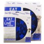 EAT SLOW LIVE LONGER Comedero lento Star azul S de , Cuencos, comederos, y bebederos para mascotas - Ref: Foro24-427581, Prec...