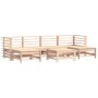 7-teiliges Gartenmöbel-Set aus massivem Kiefernholz von , Gartensets - Ref: Foro24-3186396, Preis: 366,32 €, Rabatt: %