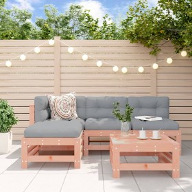 5-piece garden sofa set made of solid Douglas fir wood by , Garden sets - Ref: Foro24-3186555, Price: 282,99 €, Discount: %