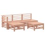 5-piece garden sofa set made of solid Douglas fir wood by , Garden sets - Ref: Foro24-3186555, Price: 282,47 €, Discount: %