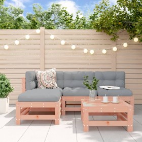 5-piece garden sofa set made of solid Douglas fir wood by , Garden sets - Ref: Foro24-3186562, Price: 282,43 €, Discount: %