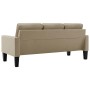 3-seater sofa in cappuccino-colored synthetic leather by , Sofas - Ref: Foro24-288766, Price: 293,99 €, Discount: %