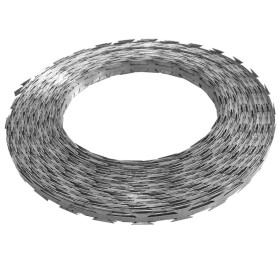 Concertina barbed wire galvanized steel 500 m by vidaXL, Chains, wire and rope - Ref: Foro24-143336, Price: 93,94 €, Discount: %