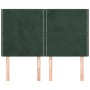 Headboards 4 units dark green velvet 72x5x78/88 cm by , Headboards and footboards - Ref: Foro24-3116243, Price: 117,99 €, Dis...