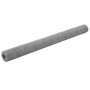 Alambrada de gallinero acero galvanizado plateado 25x1,5 m de vidaXL, Paneles de vallas - Ref: Foro24-143333, Precio: 45,40 €...