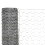 Alambrada de gallinero acero galvanizado plateado 25x1,5 m de vidaXL, Paneles de vallas - Ref: Foro24-143333, Precio: 45,40 €...