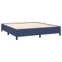 Box spring bed with blue fabric mattress 160x200 cm by , Beds and slatted bases - Ref: Foro24-3127899, Price: 601,91 €, Disco...