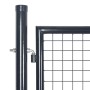 Galvanized steel garden mesh gate gray 289x150 cm by vidaXL, garden gates - Ref: Foro24-143365, Price: 453,22 €, Discount: %