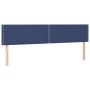 Cama box spring con colchón tela azul 160x200 cm de , Camas y somieres - Ref: Foro24-3140551, Precio: 478,70 €, Descuento: %