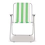 Folding camping chairs 2 pcs steel green white 52x62x75cm by , camping furniture - Ref: Foro24-42916, Price: 57,92 €, Discoun...