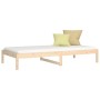 Sofá cama madera maciza de pino 80x200 cm de , Camas y somieres - Ref: Foro24-820417, Precio: 48,74 €, Descuento: %