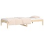 Sofá cama madera maciza de pino 80x200 cm de , Camas y somieres - Ref: Foro24-820417, Precio: 48,74 €, Descuento: %