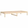 Sofá cama madera maciza de pino 80x200 cm de , Camas y somieres - Ref: Foro24-820417, Precio: 48,74 €, Descuento: %