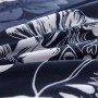 Navy blue floral print duvet cover set 140x220/60x70 cm by , Duvet covers - Ref: Foro24-133378, Price: 24,70 €, Discount: %